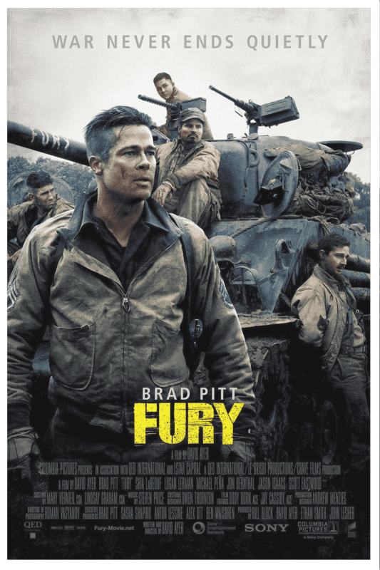 Fury 2014 Movie Poster