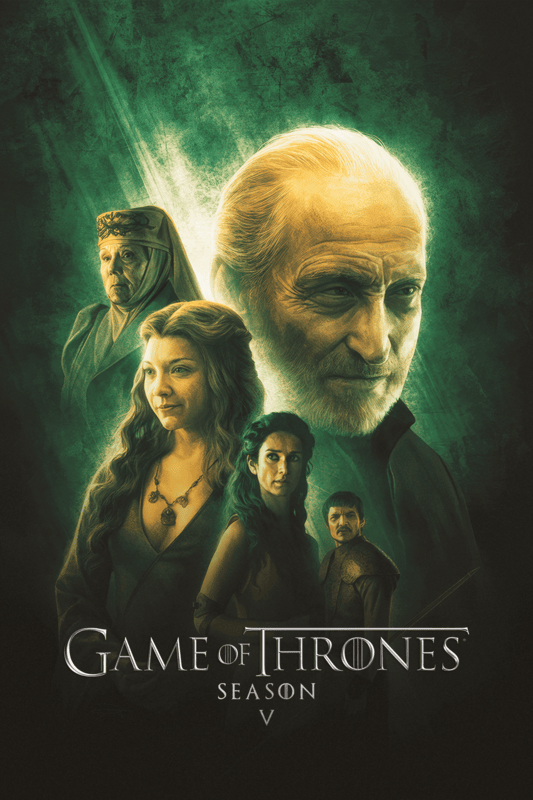 Game Of Thrones 2011 Season 5 Movie Poster