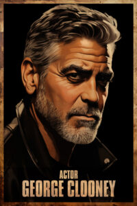 George Clooney Acting Poster