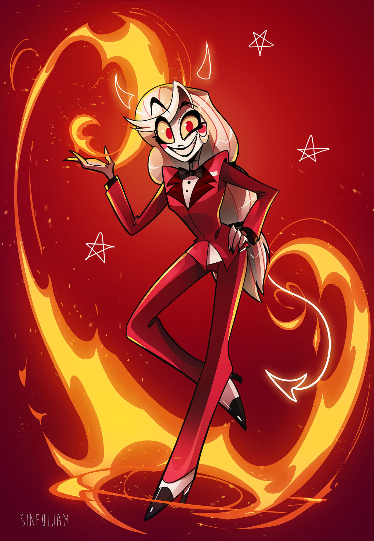 Hazbin Hotel Charlie Morningstar Poster