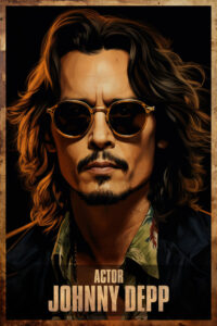 Johnny Depp Acting Poster