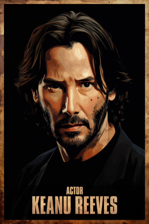 Keanu Reeves Acting Poster