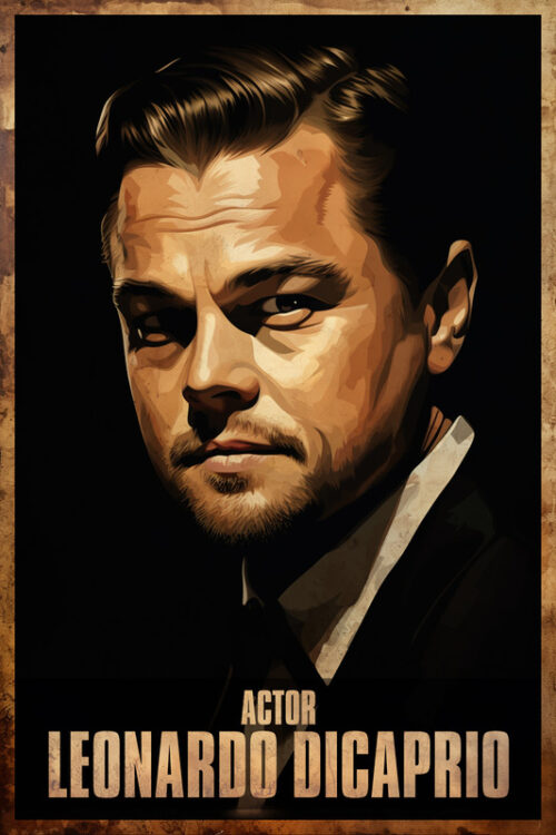 Leonardo DiCaprio Acting Poster