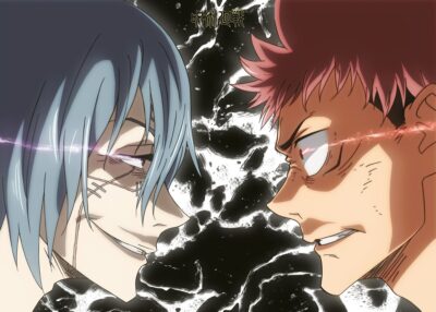Mahito vs. yuji jujutsu kaisen poster