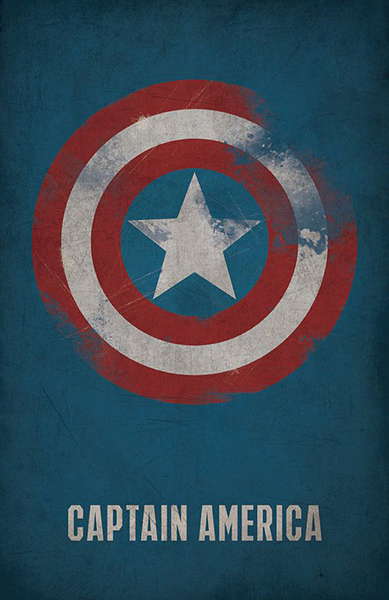 Marvel Captain America Comic Poster