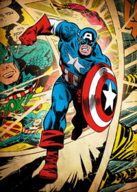 Marvel Captain America Comic Poster