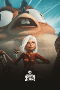 Monsters vs Aliens (2009) Poster