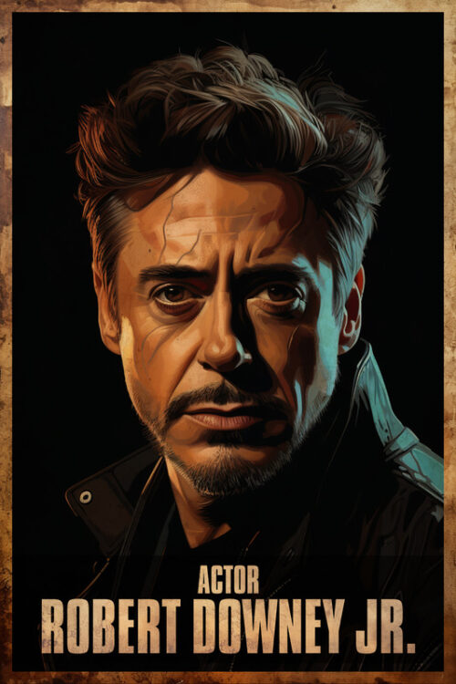 Robert Downey Jr. Acting Poster