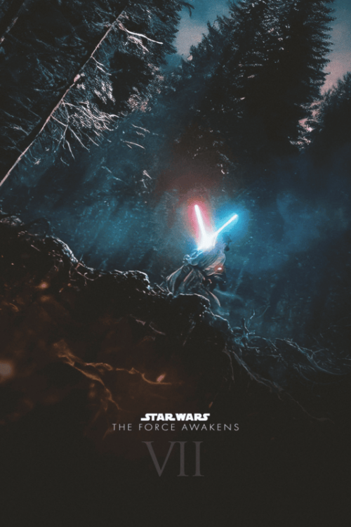 Star Wars The Force Awakens 2015 Movie Poster