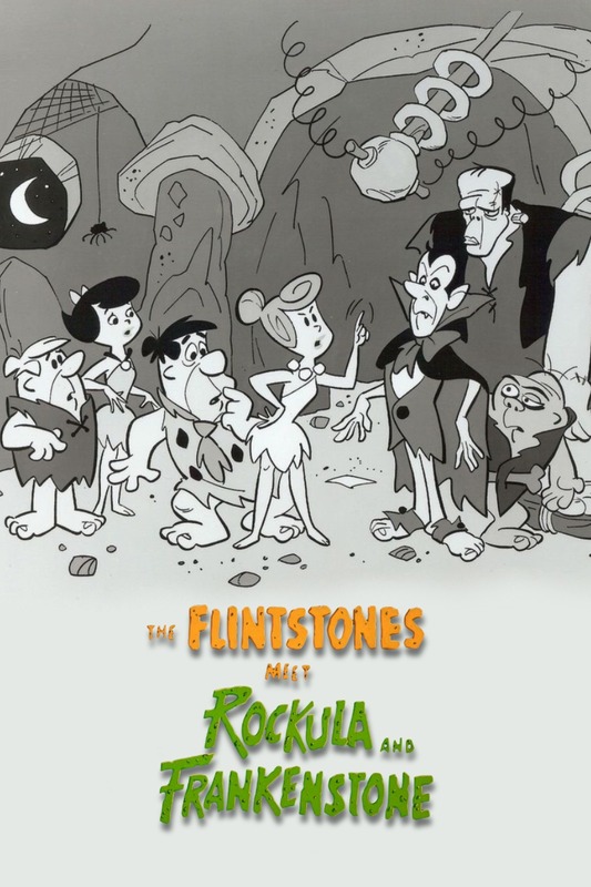 The Flintstones Meet Rockula And Frankenstone 1979 Cartoon Poster