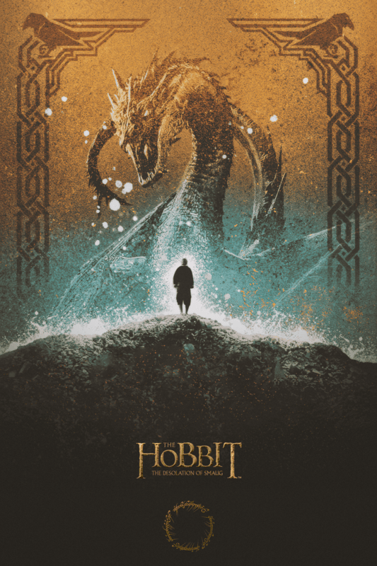 The Hobbit The Desolation Of Smaug 2013 Movie Poster