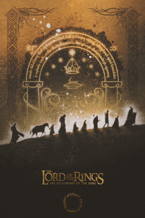 The Lord Of The Rings The Fellowship Of The Ring 2001 Movie Poster