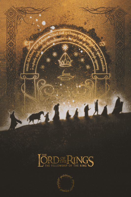 The Lord Of The Rings The Fellowship Of The Ring 2001 Movie Poster