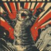 Catzilla Funny Cat Poster