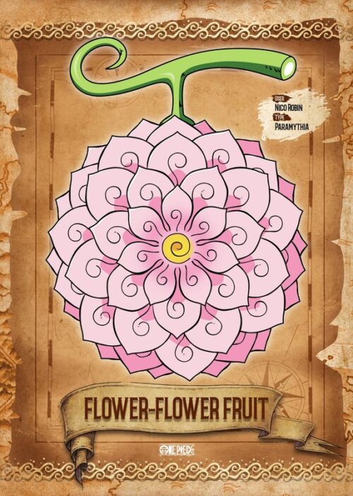 Flower flower devil fruit one piece anime & manga poster