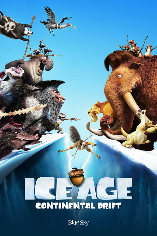 Ice Age Continental Drift Poster