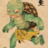 Kappa Yokai Woodblock Poster