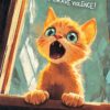 Kitten Craves Violence Meme Poster