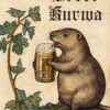 Medieval Bober Kurwa Beer Poster