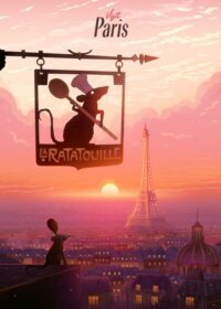 Ratatouille Visit Paris Poster