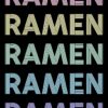 Retro Pastel Ramen Text Poster