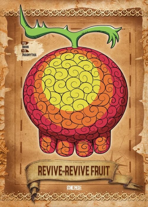Revive revive devil fruit one piece anime & manga poster
