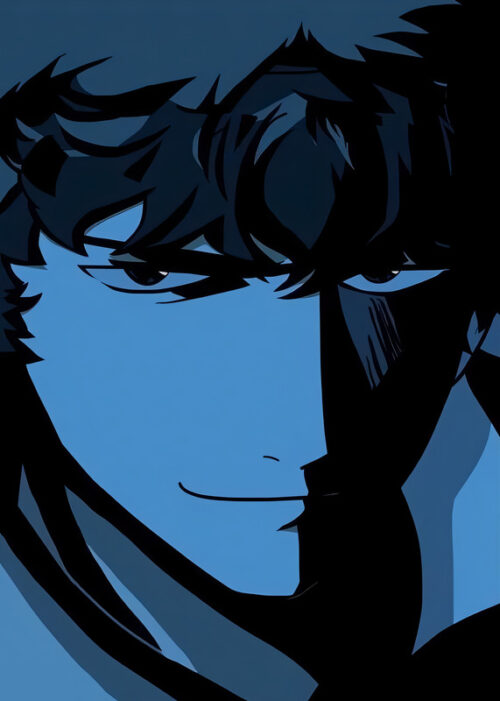 Spike spiegel cowboy bebop anime & manga poster