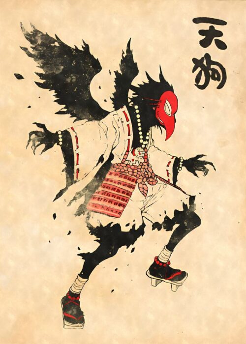 Tengu yokai poster