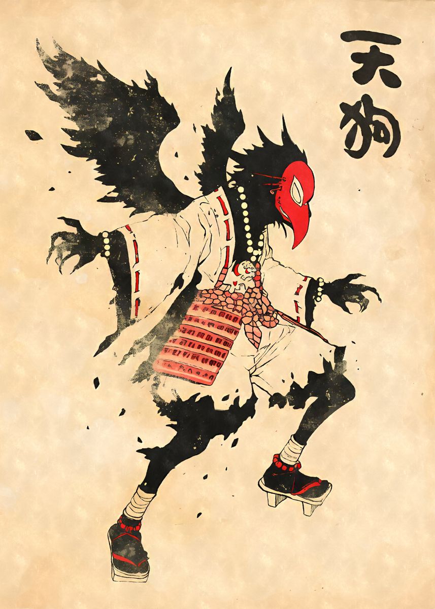 Tengu Yokai Poster