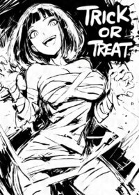 Anime Mummy Girl Trick Or Treat Poster