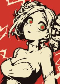 Anime Zombie Girl Poster