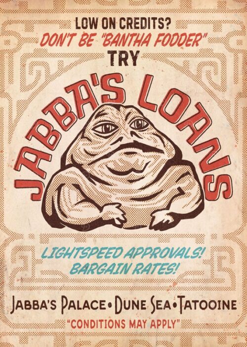 Bont be bantha fodder starwars poster