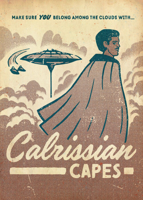 Calrissian capes starwars poster
