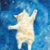 Cat Kitten In Space Poster