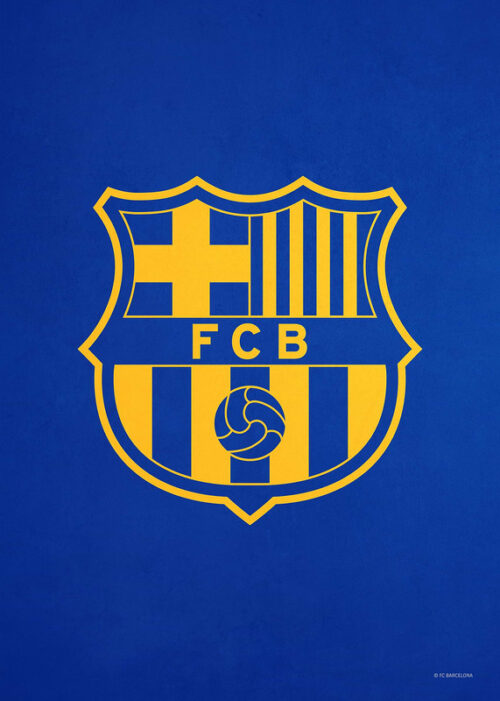 Crest yellow blue