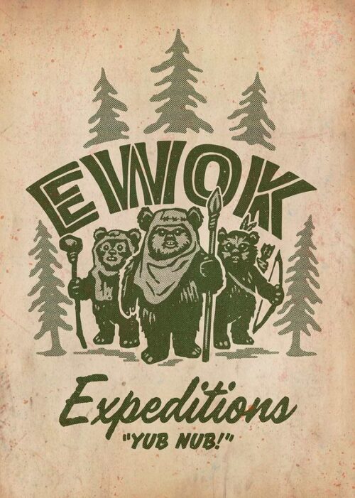 Expeditions yub nub starwars poster
