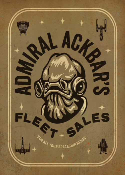 Fleet sales starwars poster