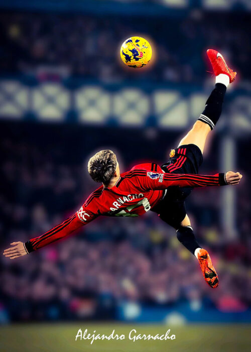 Garnacho bicycle kick