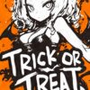 Halloween Demon Girl Trick Or Treat Poster