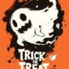 Halloween Ghost Trick Or Treat Poster