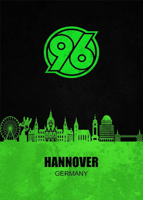 Hannover 96 city skyline