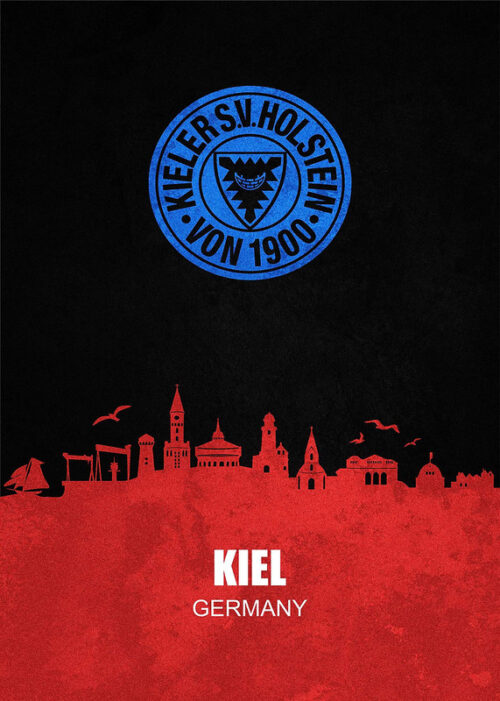 Holstein kiel city skyline