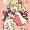 Kawaii Halloween Zombie With Lollipop Poster