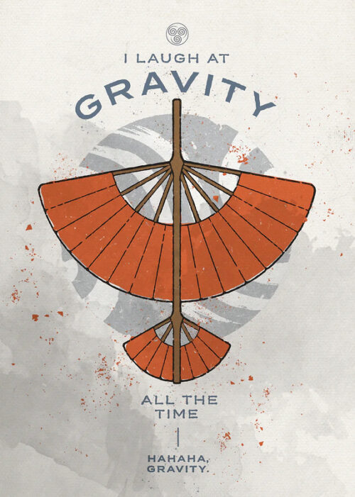 Laugh at gravity avatar poster