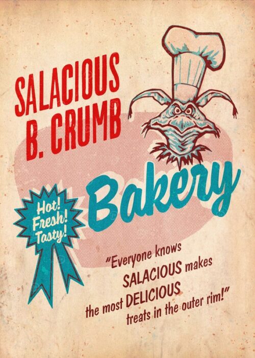 Salacious b crumb bakery starwars poster