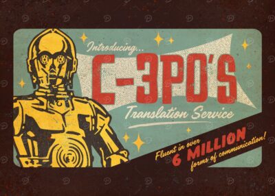 Translation service starwars poster