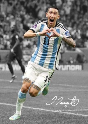 Angel Di Maria Soccer Poster