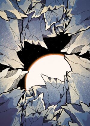 Asteroid Cave Poster