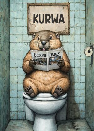 Beaver bober kurwa toilet.jpg