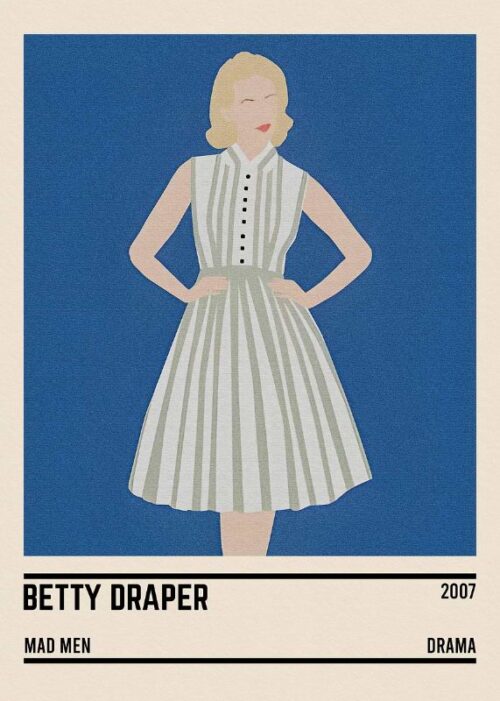 Betty Draper Mad Men Poster